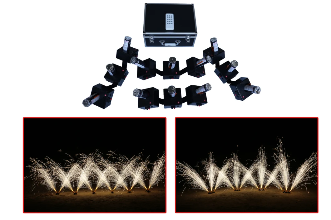 Fireworks Firing System Multi Shaped 12cue Stage Fountain System Cold Fountain System