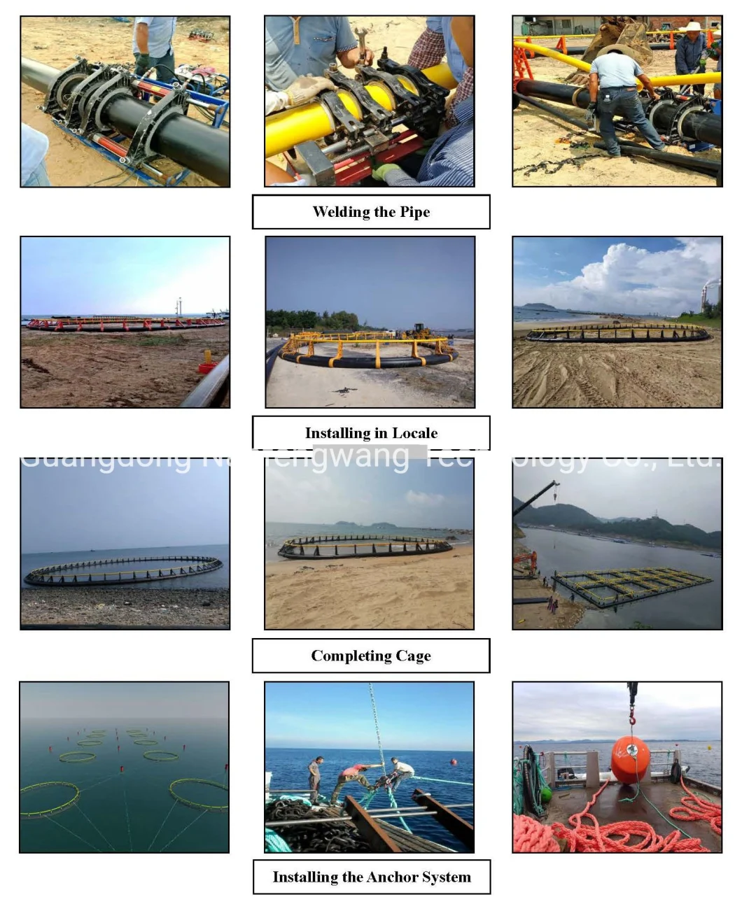 Deep Sea Resist-Storm Floating Cage System for Fishery