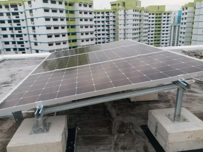 Sistema de montaje solar en techo Sistema de montaje fotovoltaico en techo plano