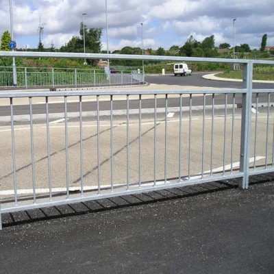 Barreras de barandilla para peatones de metal galvanizado para seguridad vial