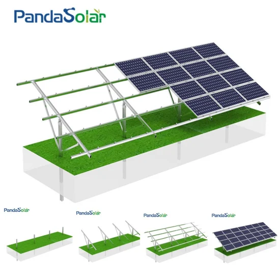 Inserte directamente el sistema de montaje en tierra de la planta fotovoltaica de una sola columna de aluminio anodizado